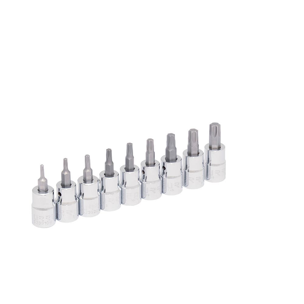 [5239C] Juego de dados con punta torx cuadro de 3/8", 9 piezas Urrea