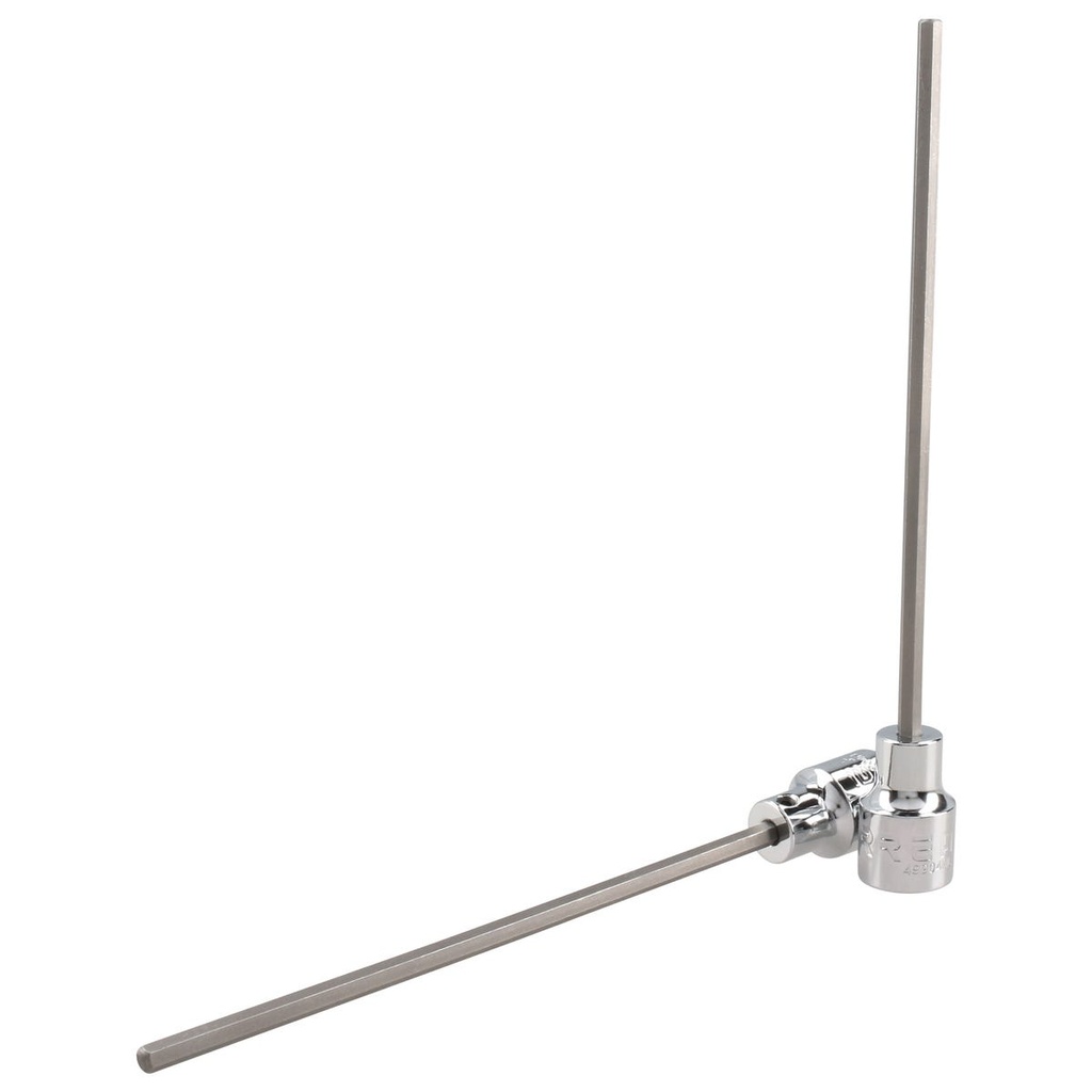 Dado con punta hexagonal extra larga cuadro de 3/8", métrico, 4 mm Urrea