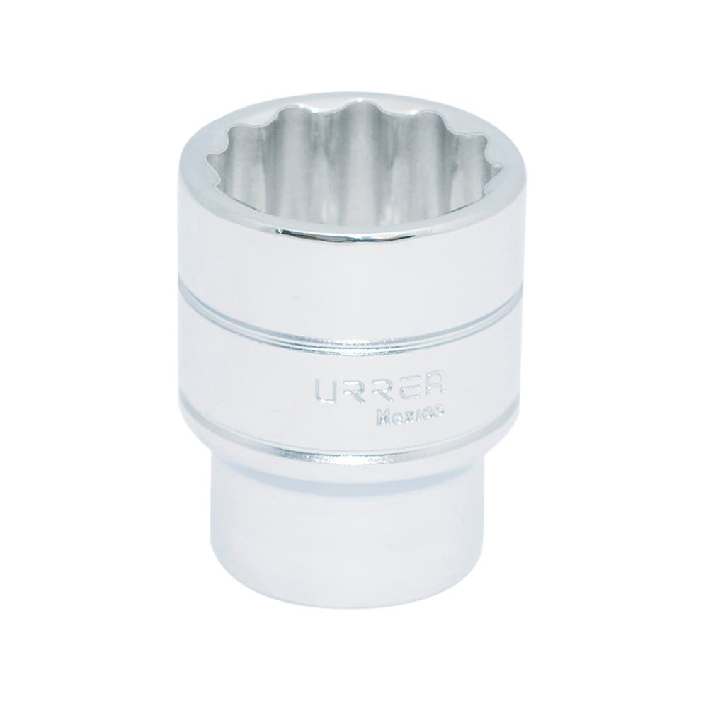 [5448] Dado cuadro de 1/2", 12 puntas, en pulgadas, 1-1/2" Urrea