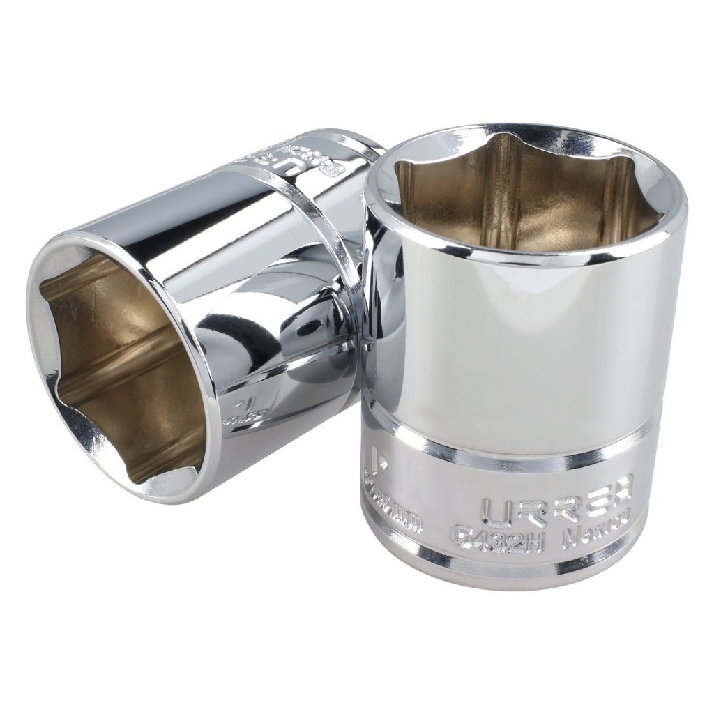 Dado cuadro de 1/2", 6 puntas, en pulgadas, 1" Urrea