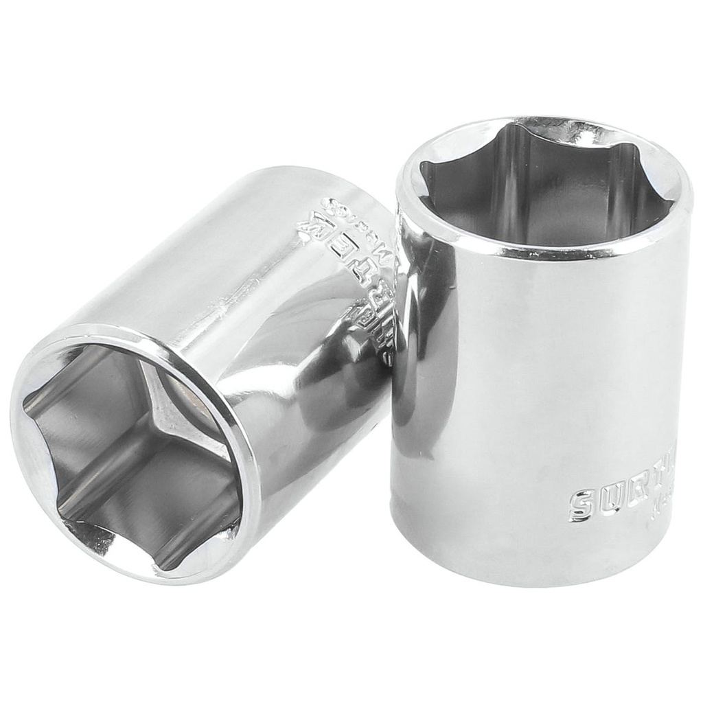 Dado cuadro de 1/2", 6 puntas, métrico, 15 mm Surtek