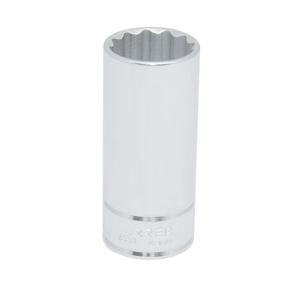 Dado largo cuadro de 1/2", 12 puntas, en pulgadas, 1" Urrea