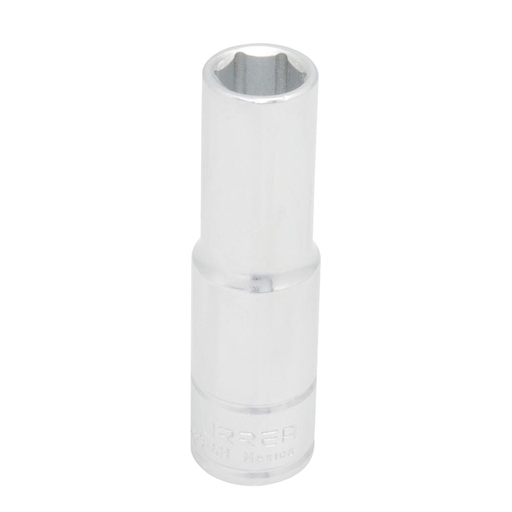 Dado largo cuadro de 1/2", 6 puntas, en pulgadas, 7/16" Urrea