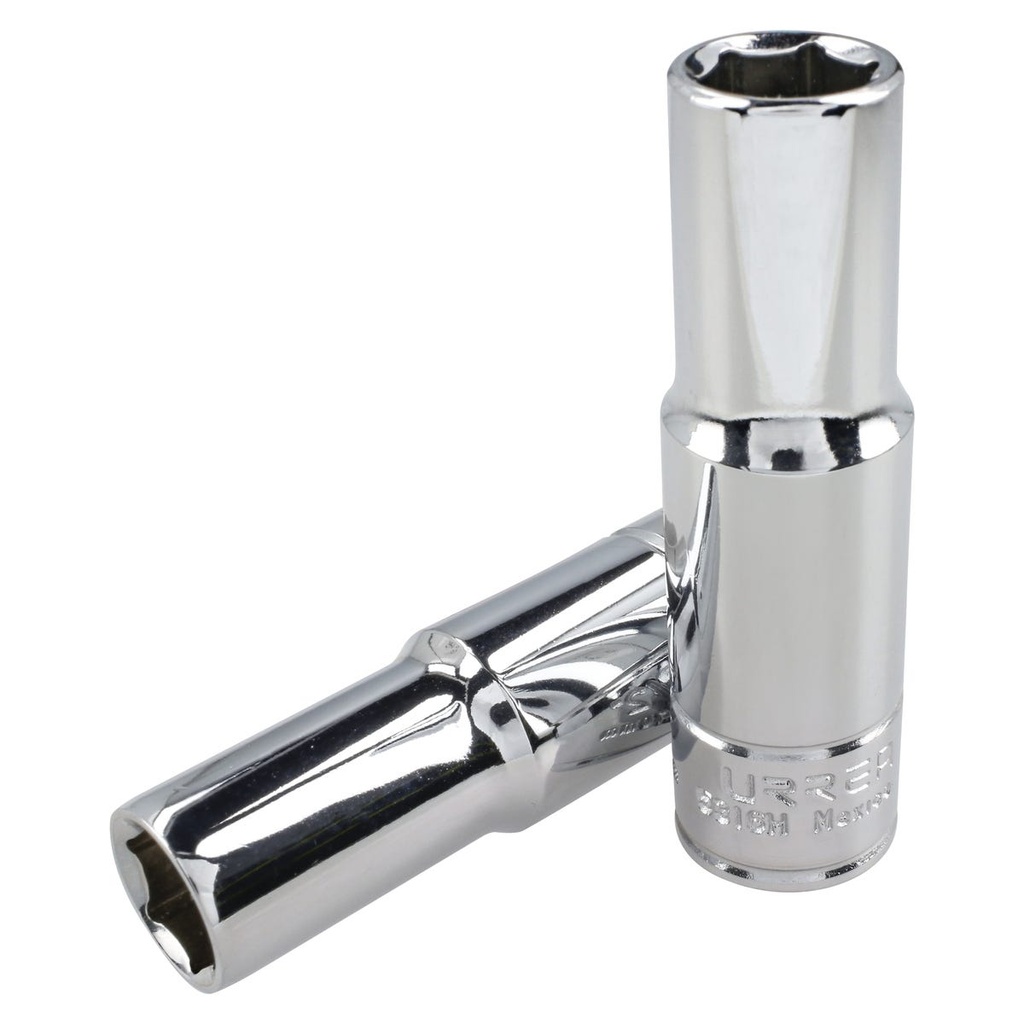 Dado largo cuadro de 1/2", 6 puntas, en pulgadas, 1/2" Urrea