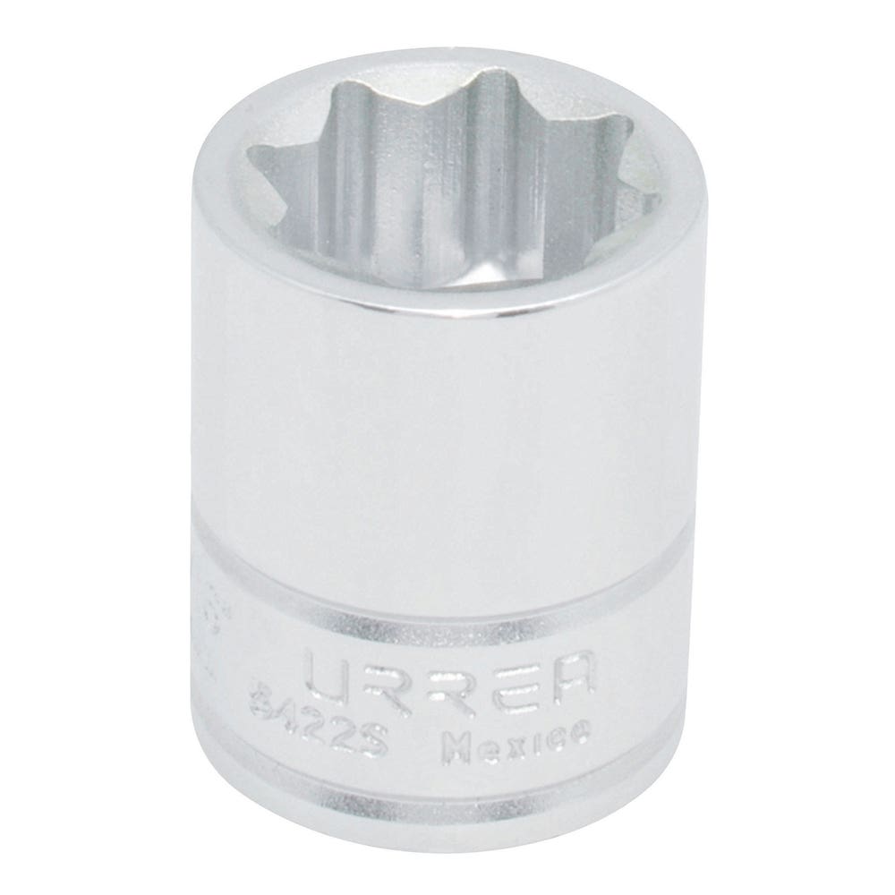 Dado cuadro de 1/2", 8 puntas, en pulgadas, 11/16" Urrea