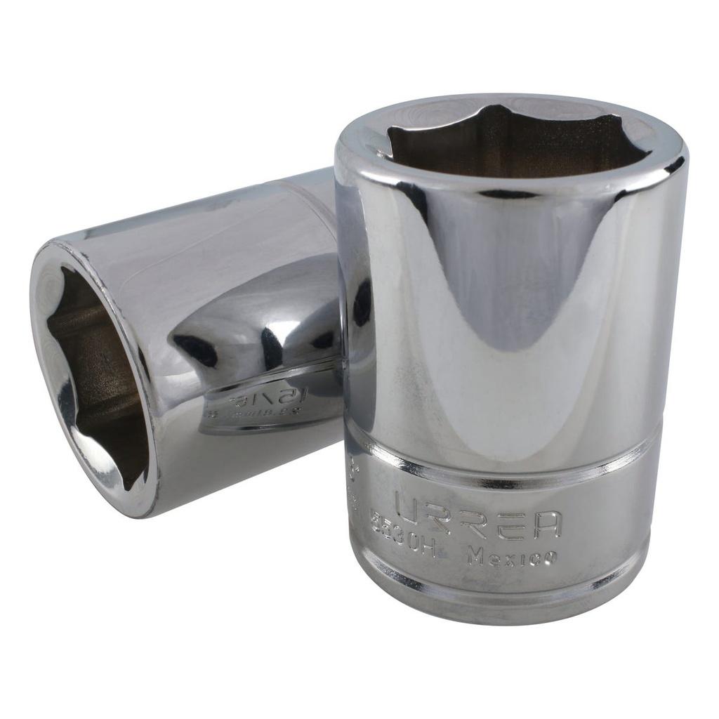 Dado cuadro de 3/4", 6 puntas, en pulgadas, 15/16" Urrea