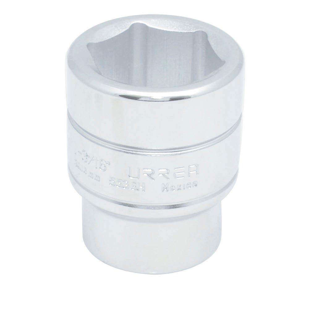 Dado cuadro de 3/4", 6 puntas, en pulgadas, 1-1/8" Urrea