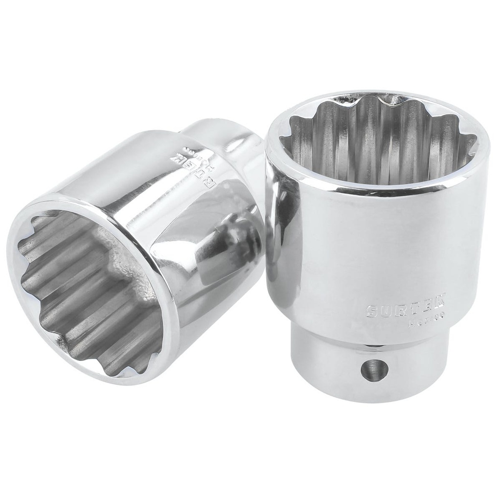 Dado cuadro de 3/4", 12 puntas, en pulgadas, 1-7/8" Surtek