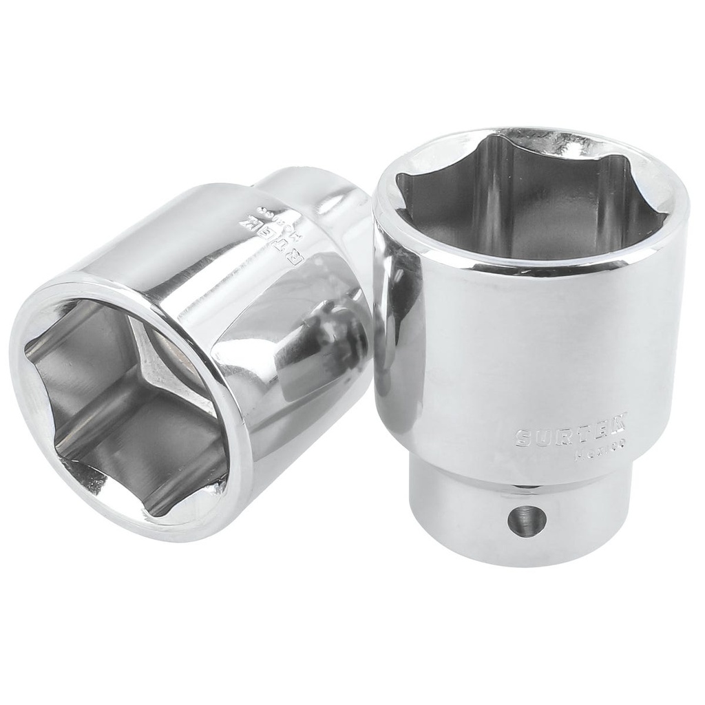 Dado cuadro de 3/4", 6 puntas, en pulgadas 2" Surtek