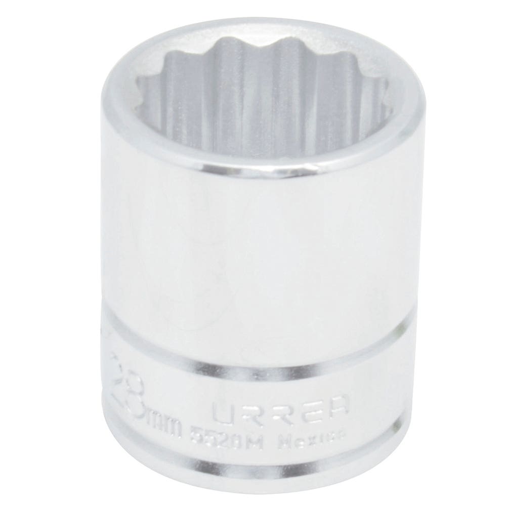 Dado cuadro de 3/4", 12 puntas, métrico, 26 mm Urrea