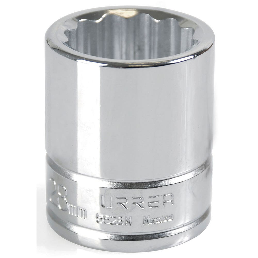 Dado cuadro de 3/4", 12 puntas, métrico, 28 mm Urrea