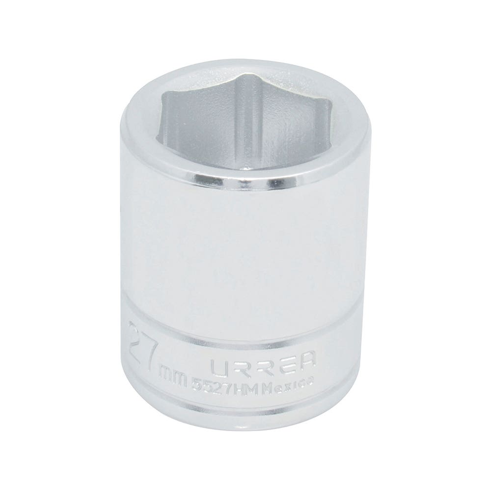 Dado cuadro de 3/4", 6 puntas, métrico, 27 mm Urrea