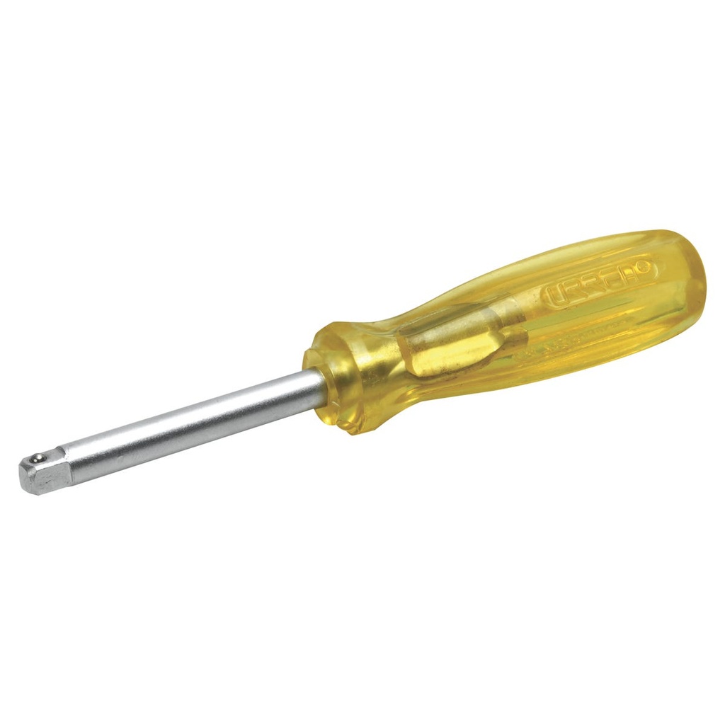 Destornillador con mango ámbar para dado cuadro de 1/4", 3" Urrea