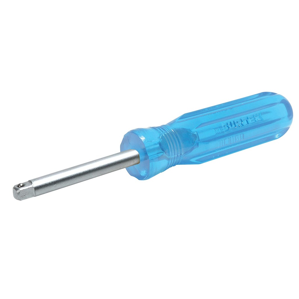 Destornillador con mango ámbar para dado cuadro de 1/4", 3" Surtek