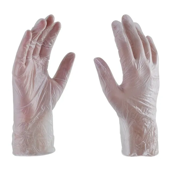 Guante de Vinilo Desechable con Polvo