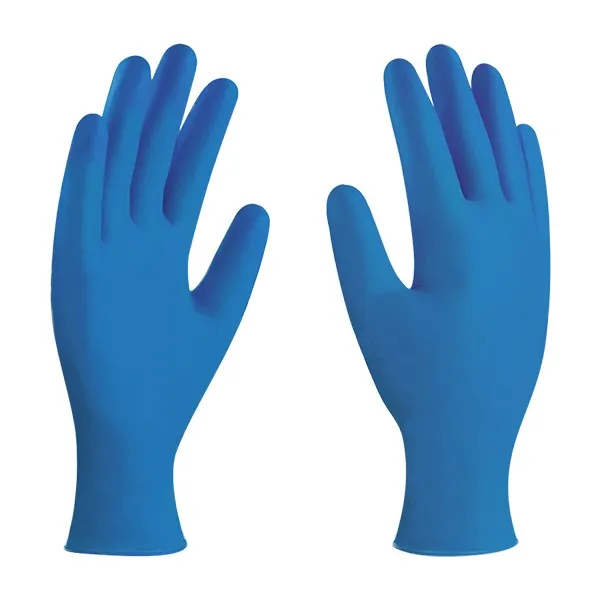 [67-600-S] Guante de Nitrilo Azul Desechable Resistente (S)
