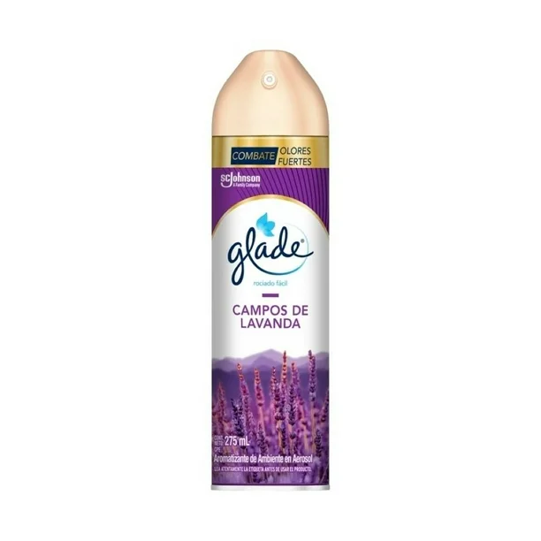 [7035-CAMPOS] Glade Aromatizante En Aerosol De 357 Grs (Campos de lavanda)