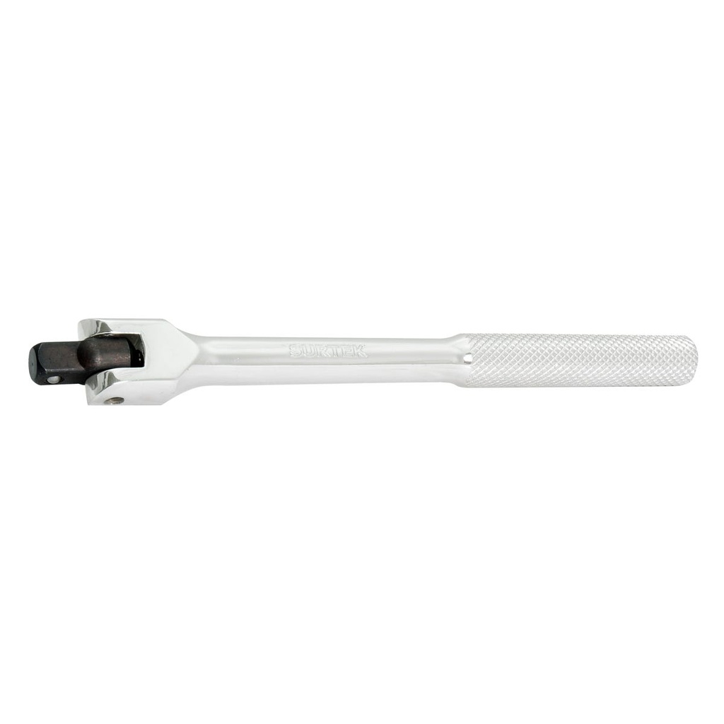 Mango articulado cromado para dado cuadro de 3/8" de 7" Surtek