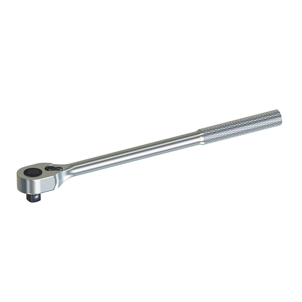 Matraca reversible cromada, quick release, para dado cuadro de 3/4" Urrea