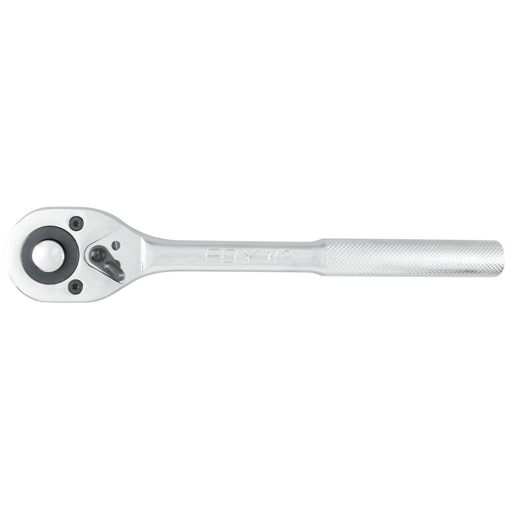 Matraca reversible cromada, para dado cuadro de 1/2" Foy