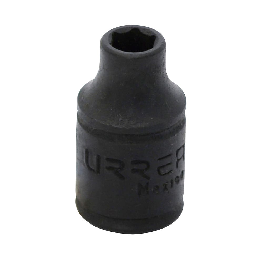 Dado de impacto cuadro de 1/4", 6 puntas, en pulgadas, 1/4" Urrea