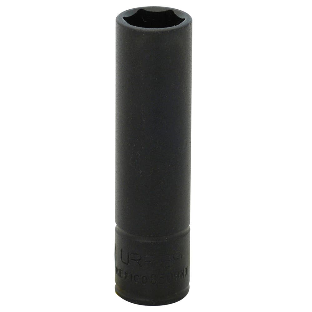 Dado de impacto largo cuadro de 1/4", 6 puntas, métrico, 9 mm Urrea
