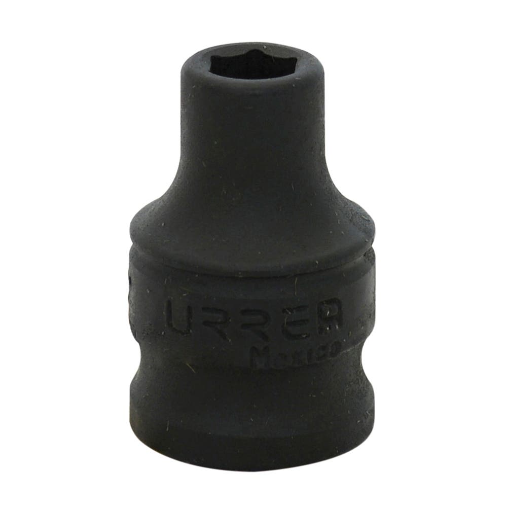 Dado de impacto cuadro de 3/8", 6 puntas, en pulgadas, 1/4" Urrea