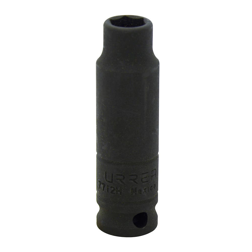 Dado de impacto largo cuadro de 3/8", 6 puntas, en pulgadas, 3/8" Urrea