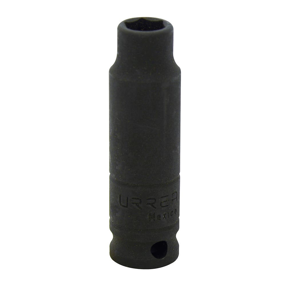Dado de impacto largo cuadro de 3/8", 6 puntas, en pulgadas, 7/16" Urrea