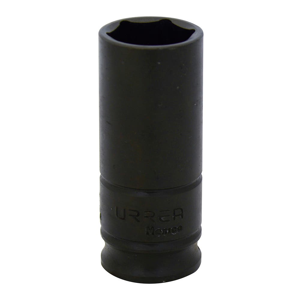 Dado de impacto largo cuadro de 3/8", 6 puntas, en pulgadas, 9/16" Urrea