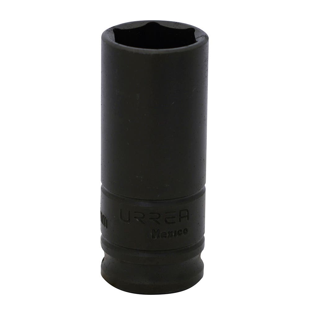 Dado de impacto largo cuadro de 3/8", 6 puntas, métrico, 19 mm Urrea