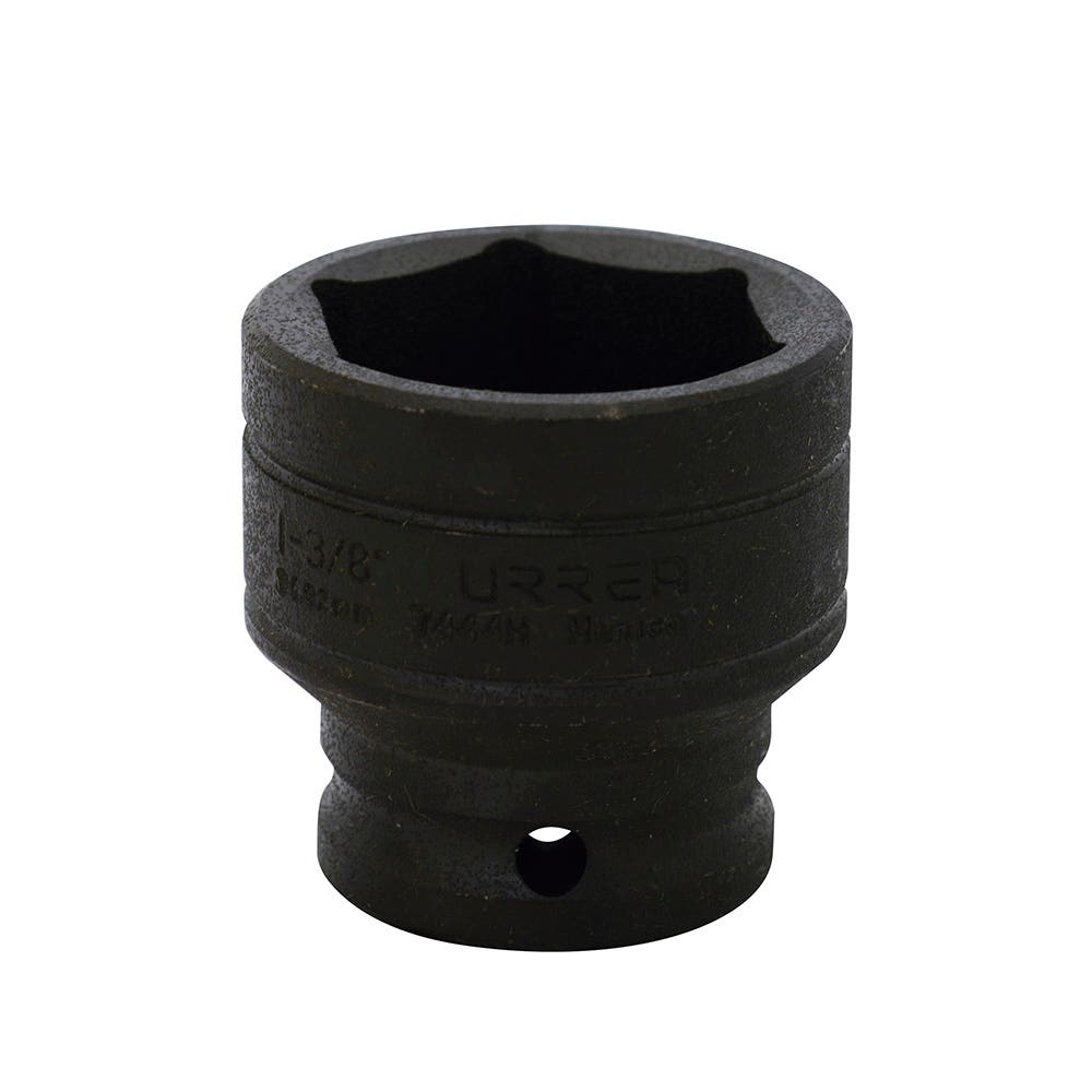 Dado de impacto cuadro de 1/2", 6 puntas, en pulgadas, 1-3/8" Urrea