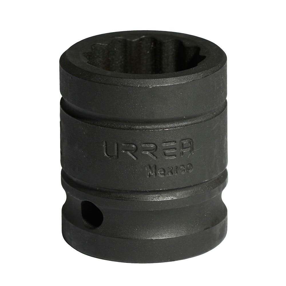 Dado de impacto cuadro de 1/2", 12 puntas, métrico, 22 mm Urrea