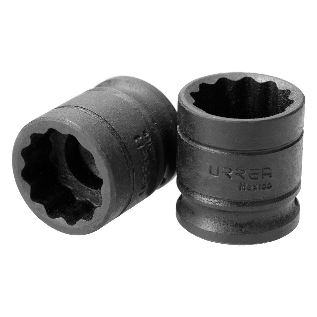 Dado de impacto cuadro de 1/2", 6 puntas, métrico, 28 mm Urrea