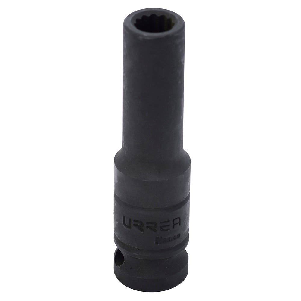 Dado de impacto largo cuadro de 1/2", 12 puntas, en pulgadas, 1/2" Urrea