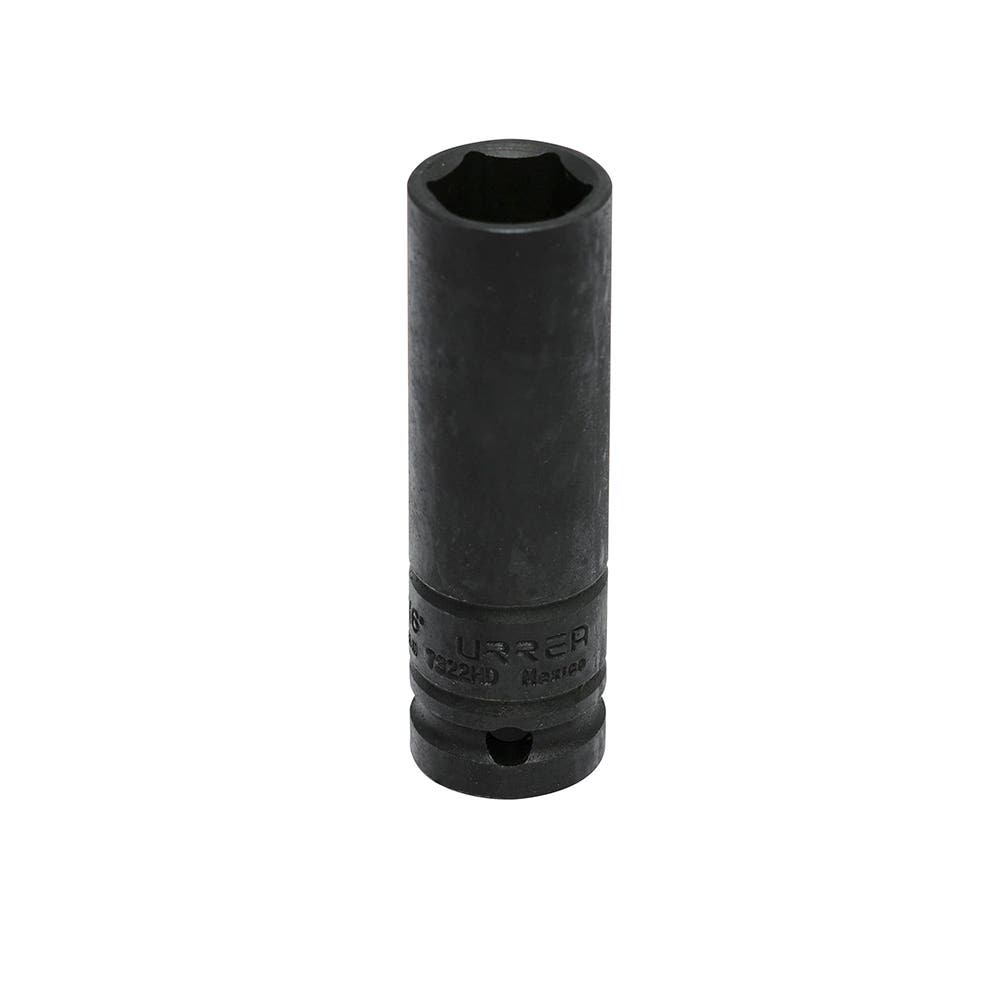 Dado de impacto pared delgada cuadro de 1/2", 6 puntas, en pulgadas, 11/16" Urrea