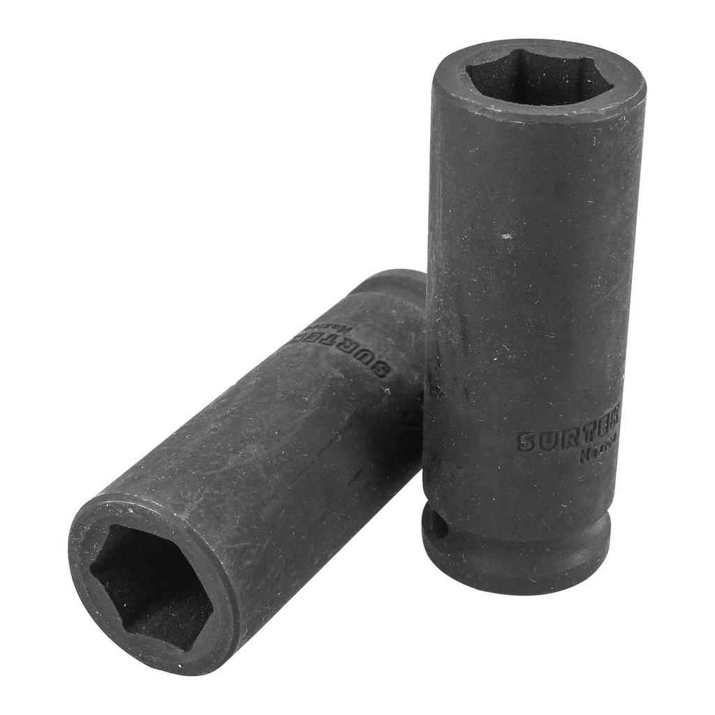 Dado de impacto largo cuadro de 3/4", 6 puntas, en pulgadas, 1-3/8" Surtek