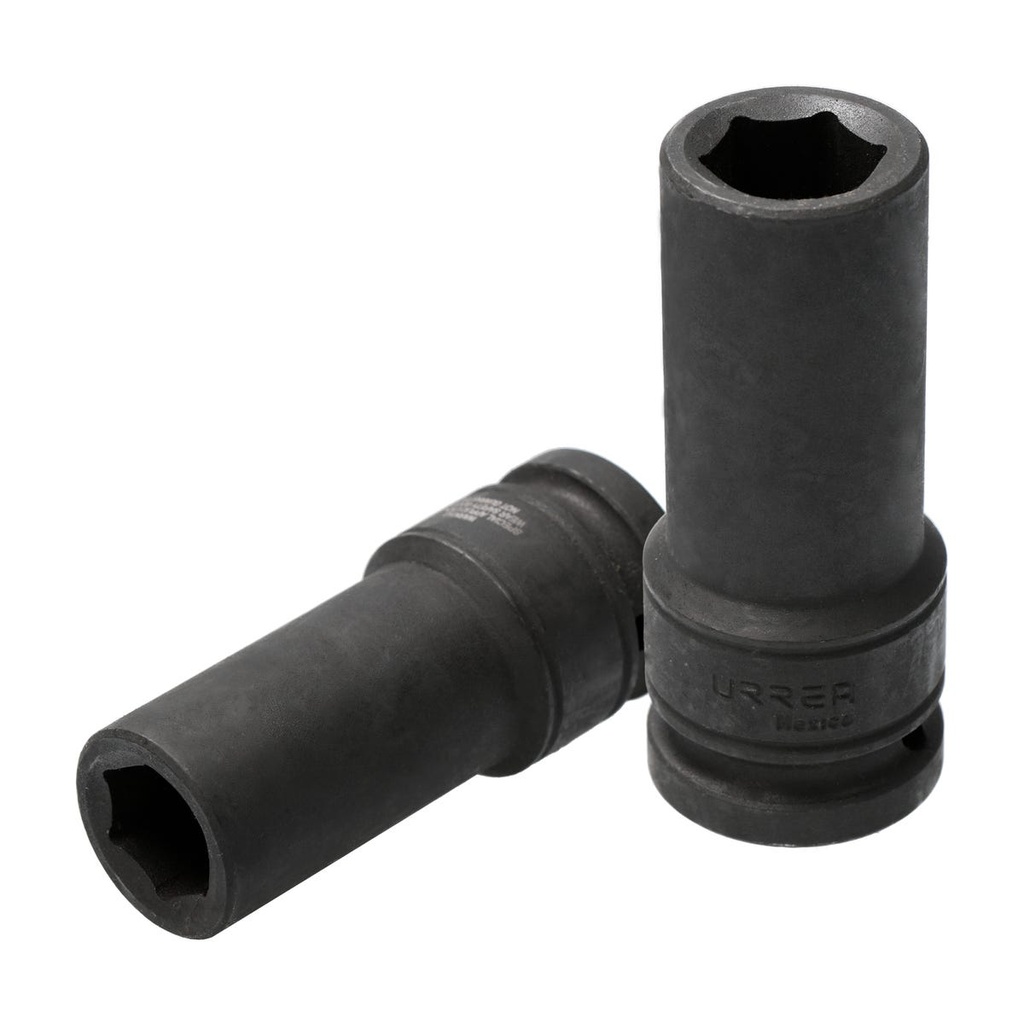 Dado de impacto largo pared delgada cuadro de 3/4", 6 puntas, en pulgadas, 3/4" Urrea