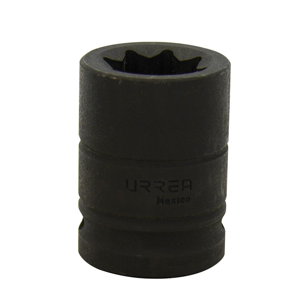 Dado de impacto cuadro de 3/4", 8 puntas, en pulgadas, 1" Urrea