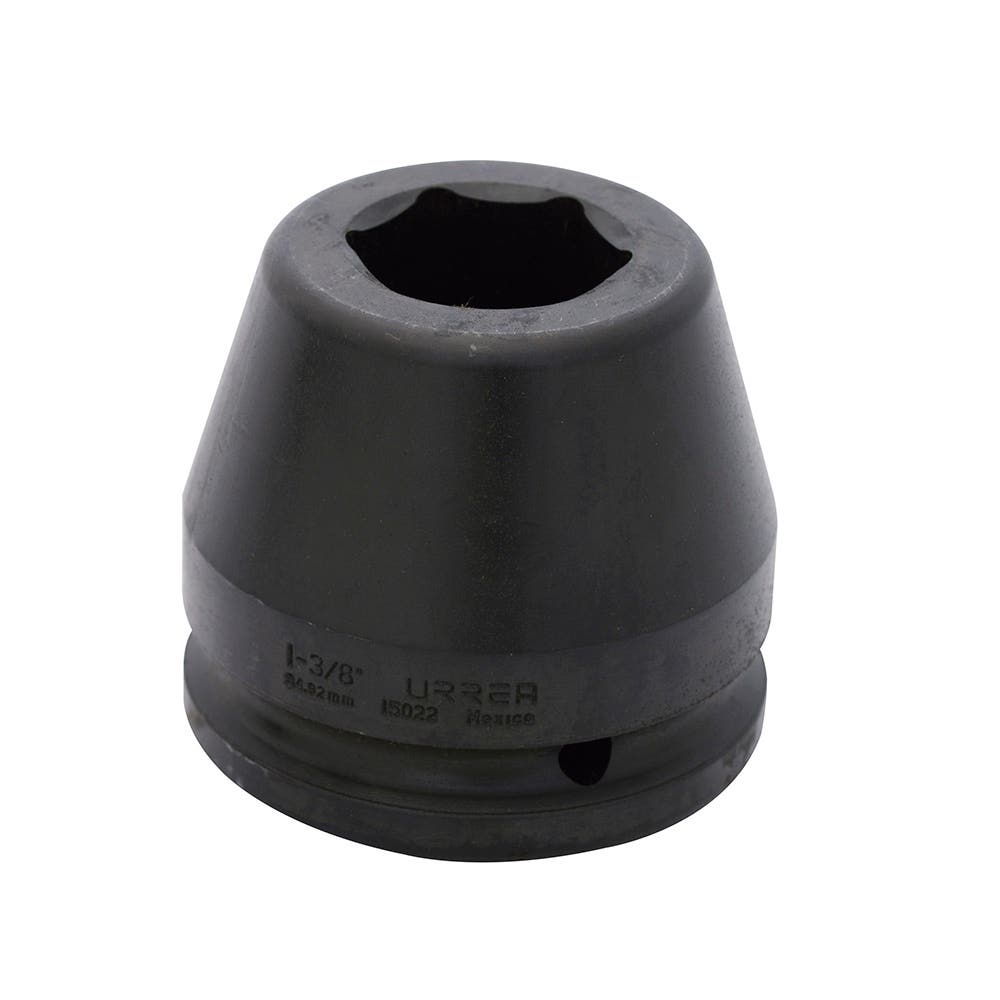 Dado de impacto cuadro de 1-1/2", 6 puntas, en pulgadas, 1-3/8" Urrea