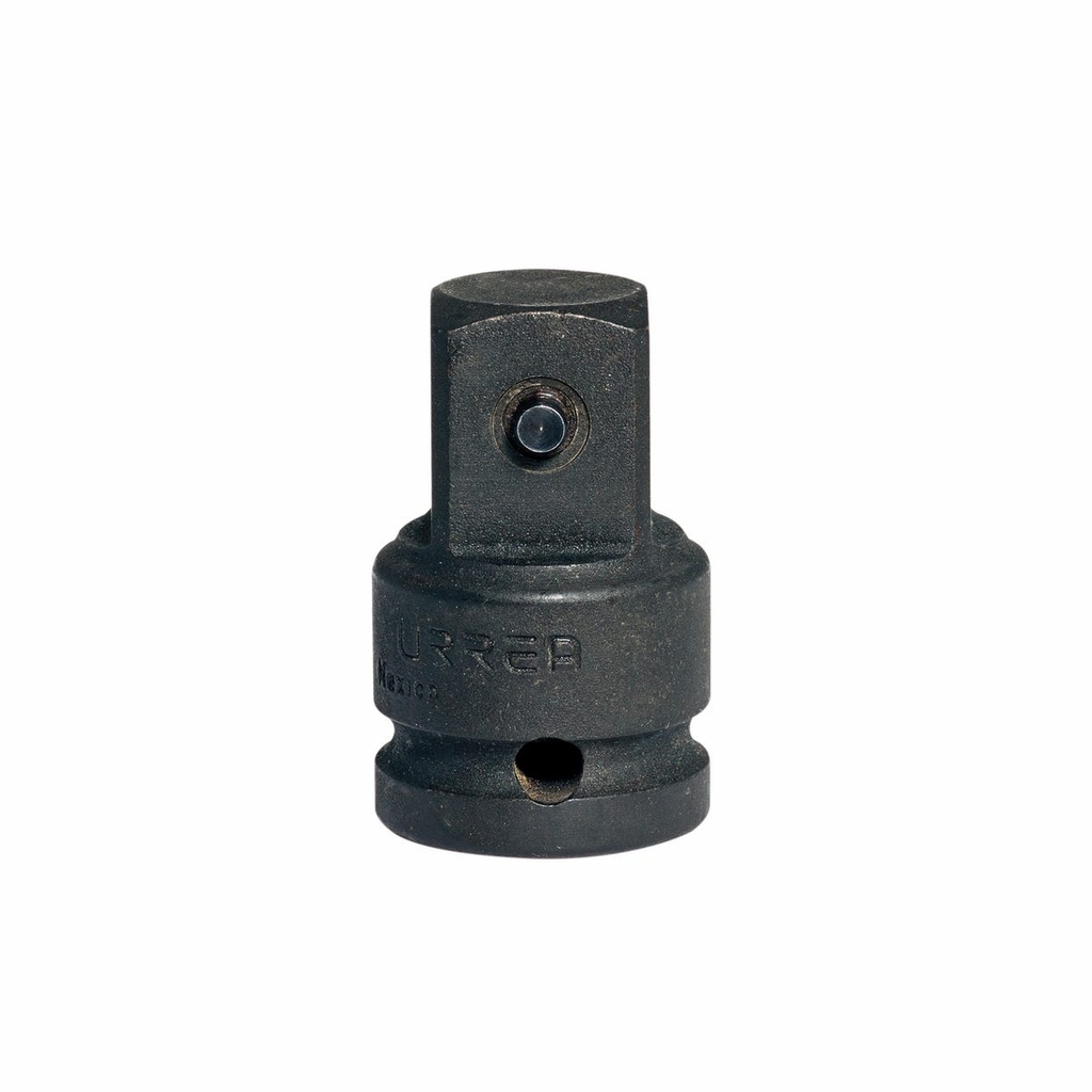 Adaptador con balín para dado de impacto cuadro de 1/2" hembra a 3/4" macho Urrea