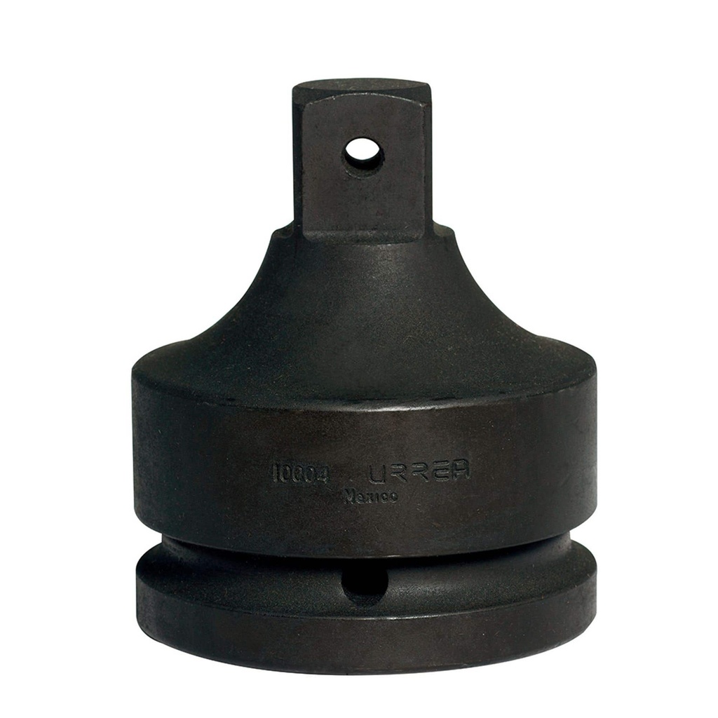 Adaptador con barreno pasado para dado de impacto cuadro de 1-1/2" hembra a 1" macho Urrea