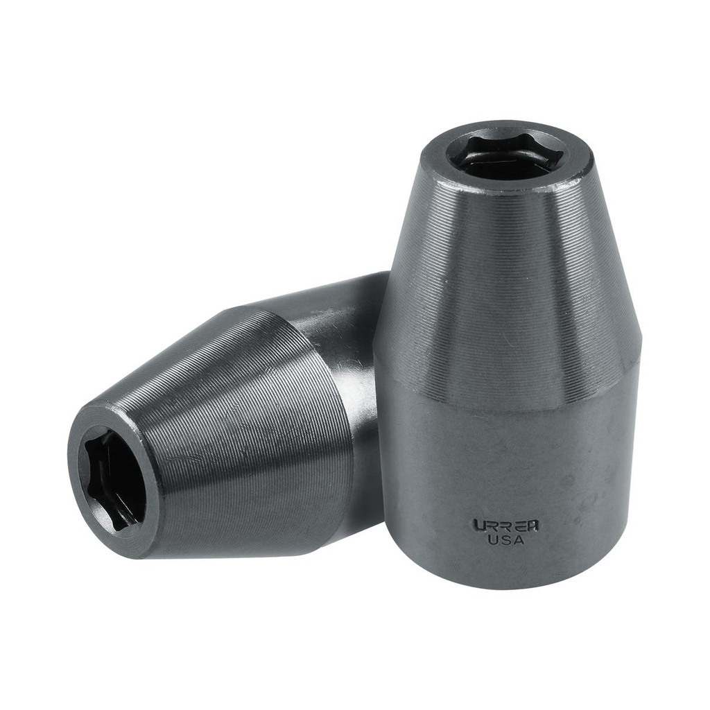 Adaptador de impacto con barreno pasado para puntas hexagonales 5/16" Urrea