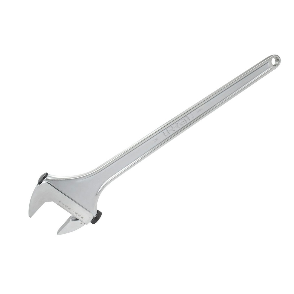 Llave ajustable cromada con ajuste rápido 30" Urrea