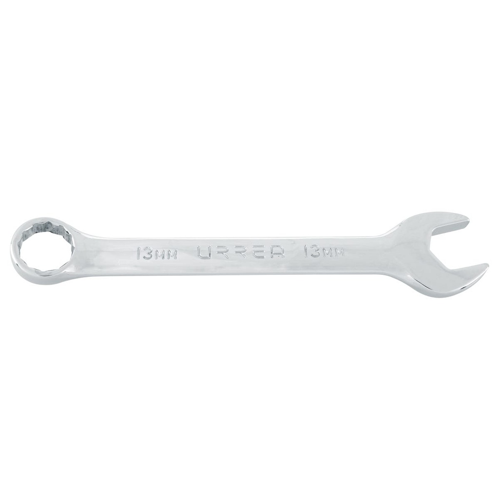 Llave combinada corta pulido espejo métrica, 12 puntas, 13 mm Urrea