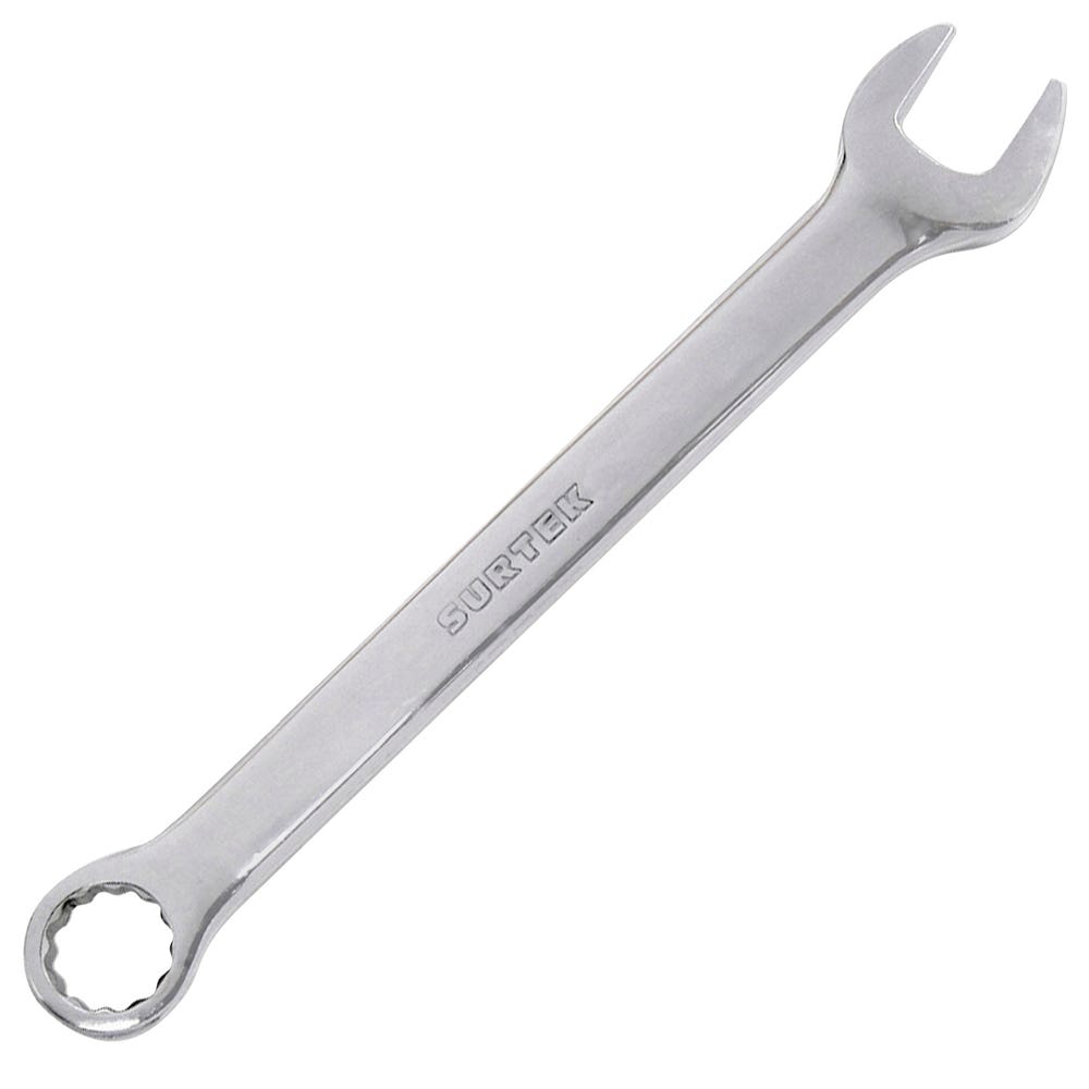 Llave combinada pulido espejo en pulgadas, 12 puntas, 3/8" Surtek