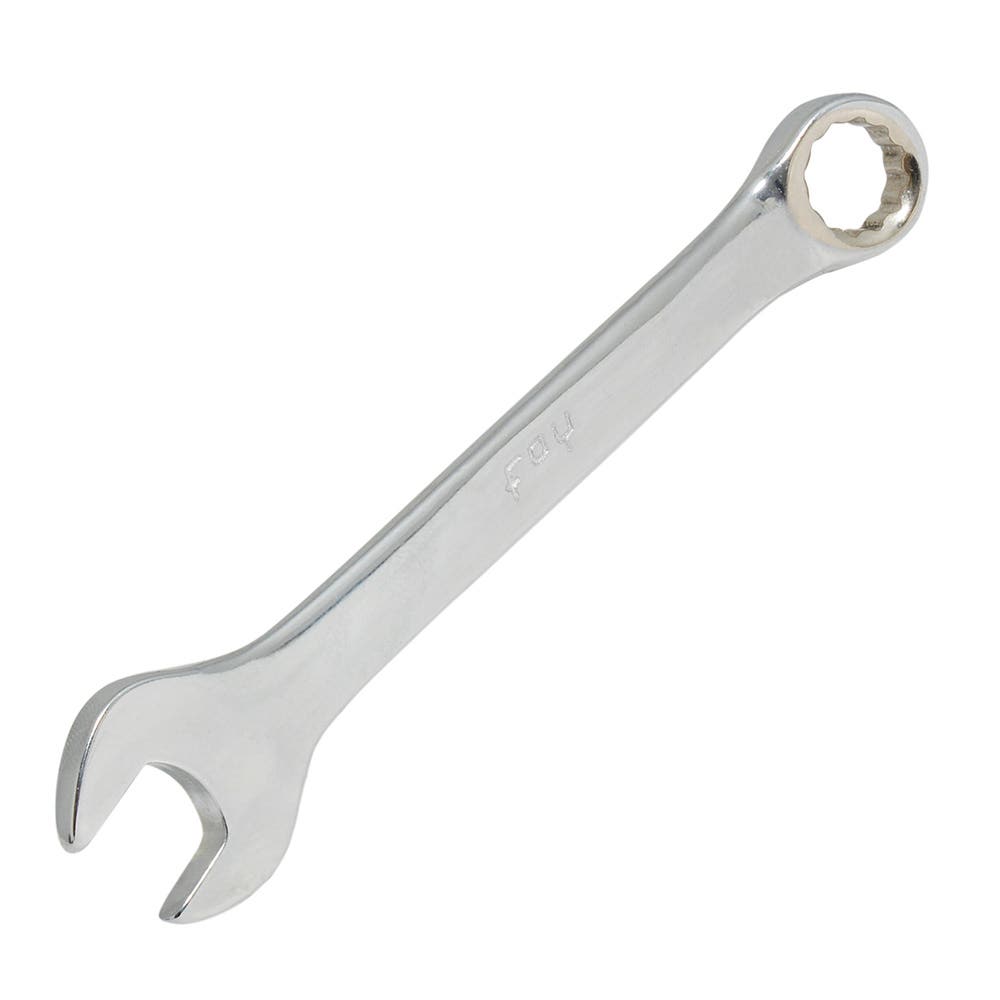 Llave combinada pulido espejo en pulgadas, 12 puntas, 3/8" Foy
