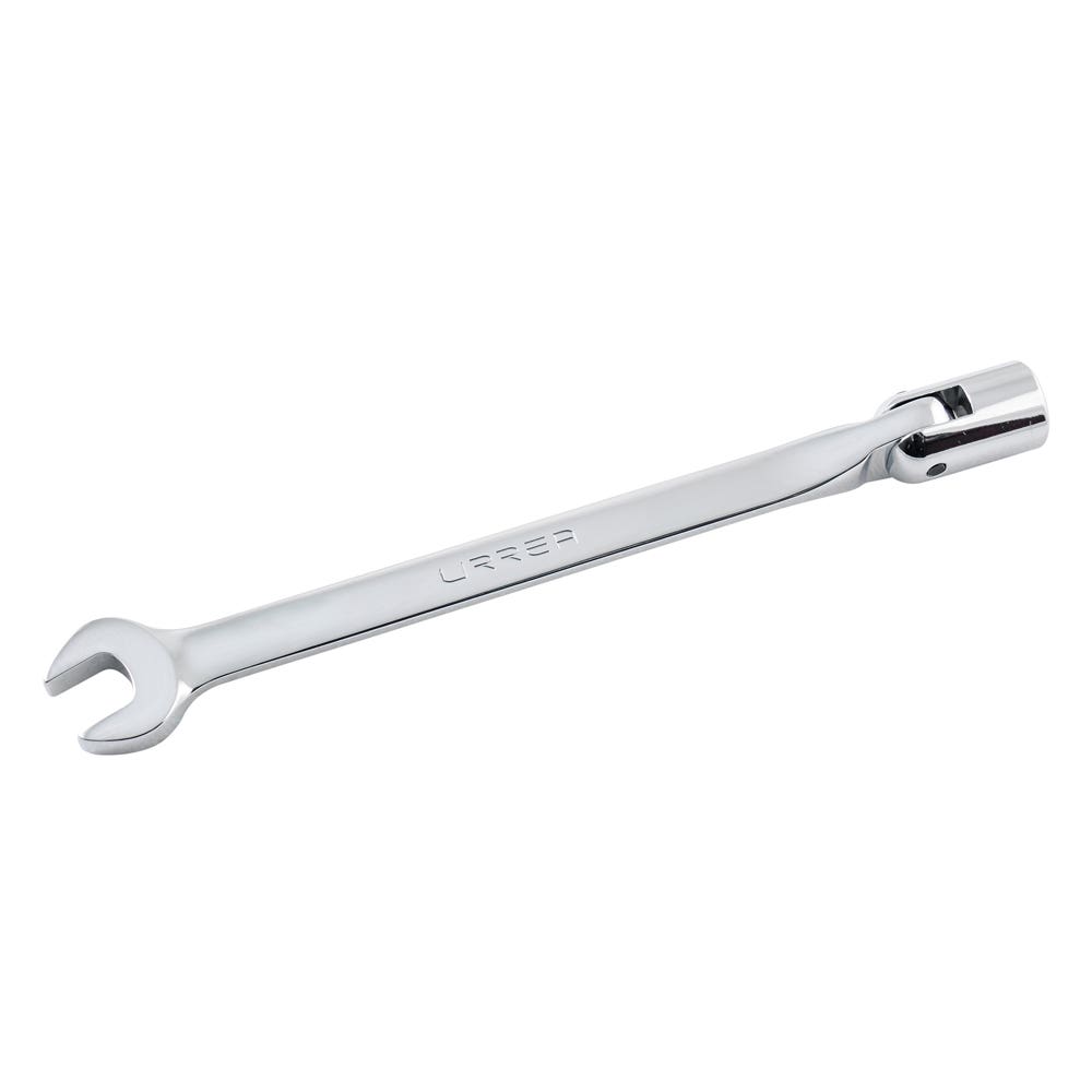 Llave combinada flexible pulido espejo en pulgadas, 12 puntas, 9/16" Urrea