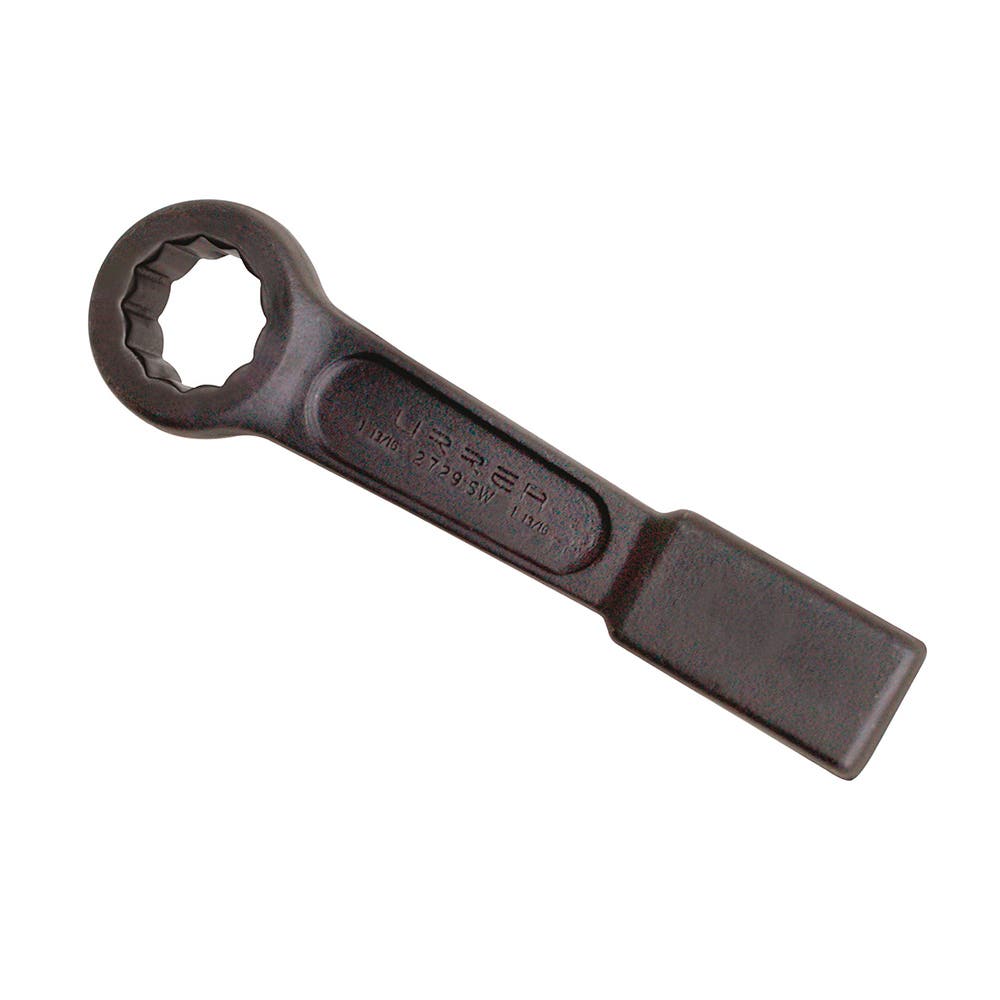 Llave de golpe plana fosfatizada en pulgadas, 12 puntas, 1-13/16" Urrea