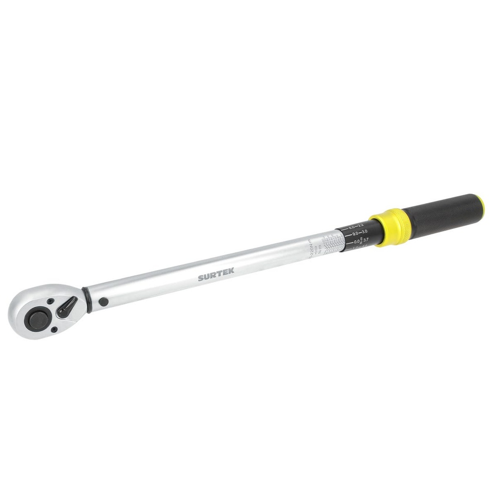 Torquímetro de trueno una escala dual cuadro de 1/2", 30-162 ft-lb  (40-220 Nm) Surtek